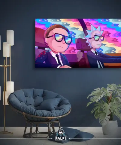 تابلو شاسی Rick and Morty
