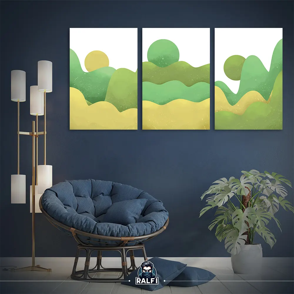 Nature collection- NNM6 خرید قاب عکس سه تیکه طبیعت