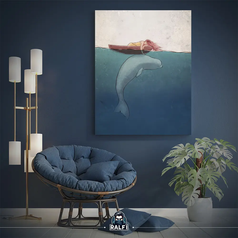 art girl- FGI12 خرید قاب عکس تنهایی
