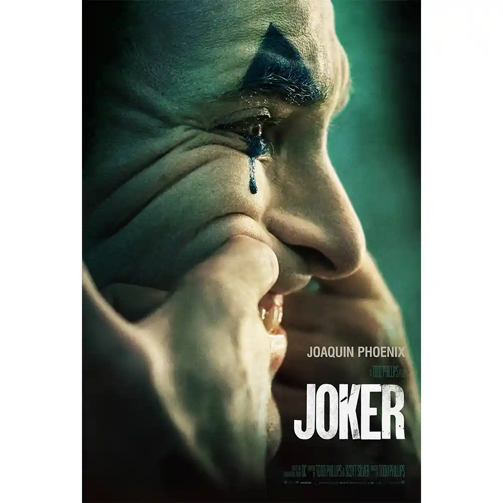 Joker خرید تابلو شاسی جوکر غمگین