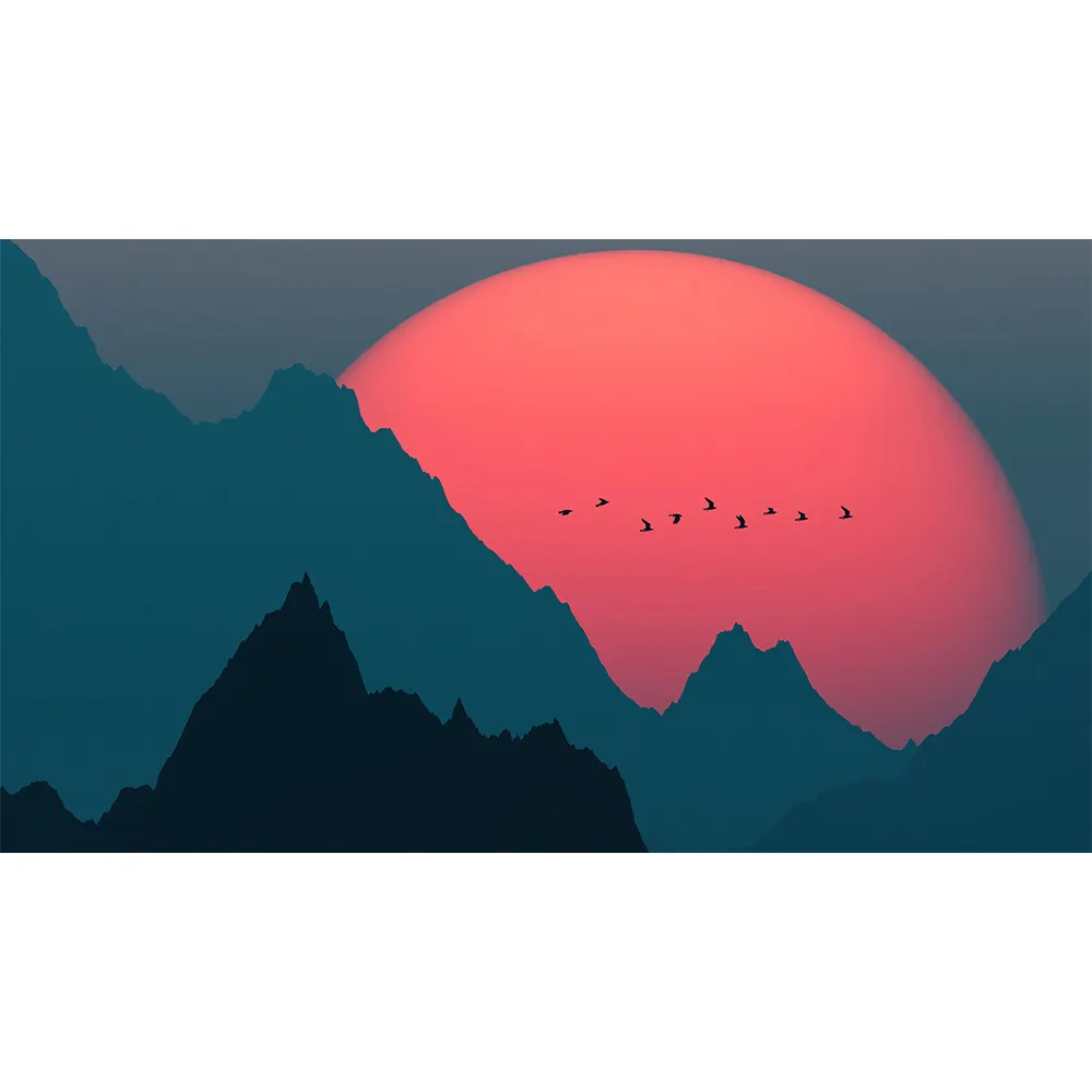 Nature خرید تابلو شاسی غروب