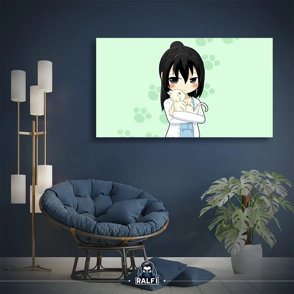 art girl- FGI14 خرید قاب عکس انیمه دختر