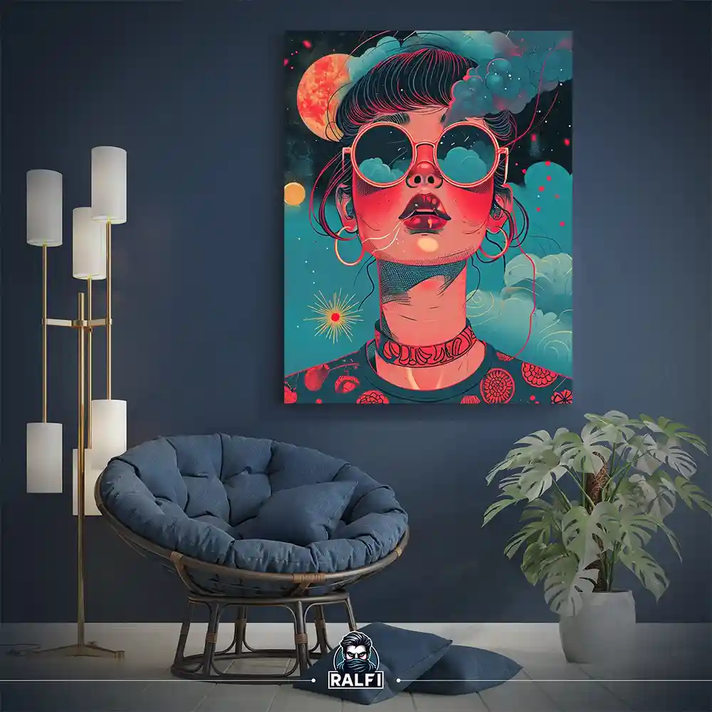 art girl- FGI27 خرید تابلو شاسی دخترانه